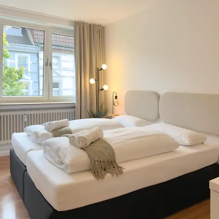 Lägenhet Zentrales City-apartment Mit Free Wifi & Self Check-in & Balkon Essen