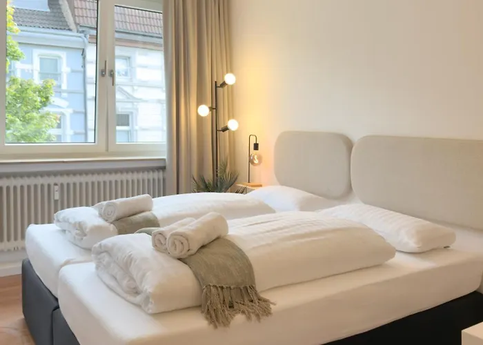 Lejlighed Zentrales City-apartment Mit Free Wifi & Self Check-in & Balkon Essen